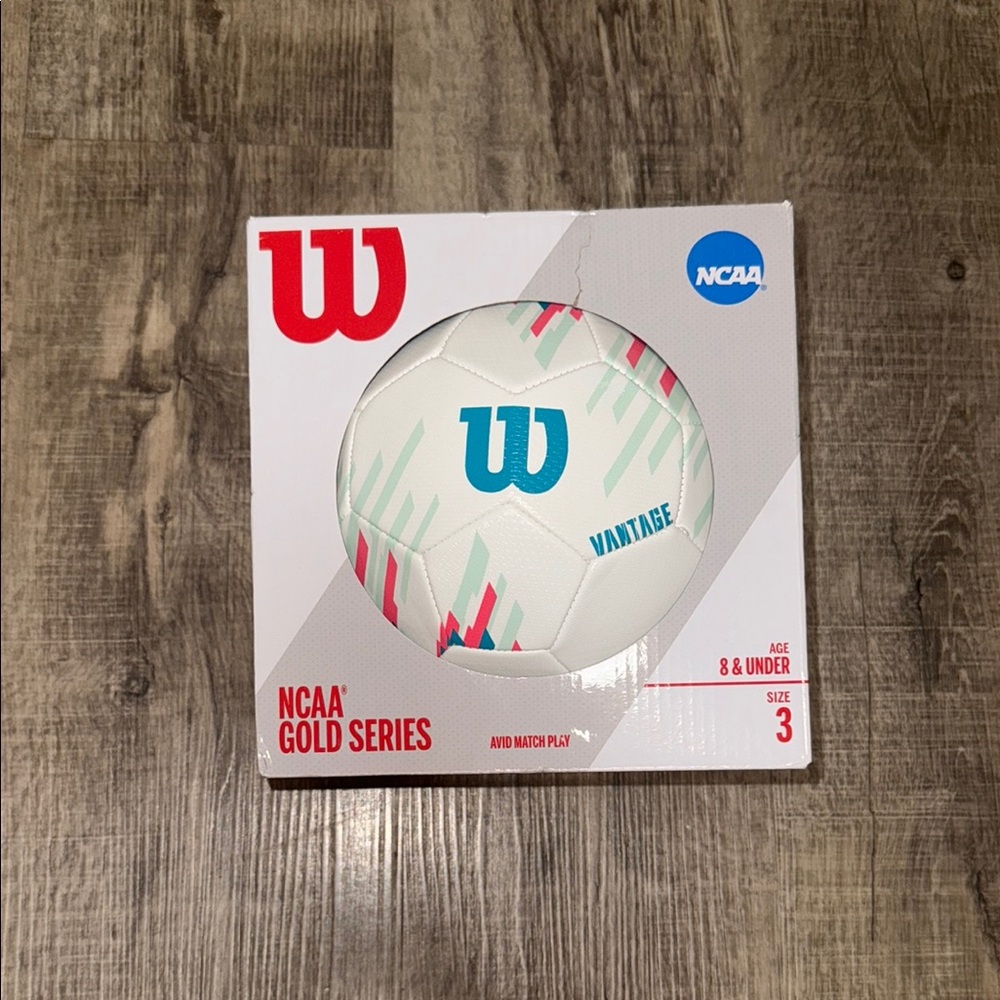 Wilson NCAA Vantage Soccer Ball - White, Red, Blue